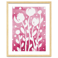 Abstract Flowers Pink