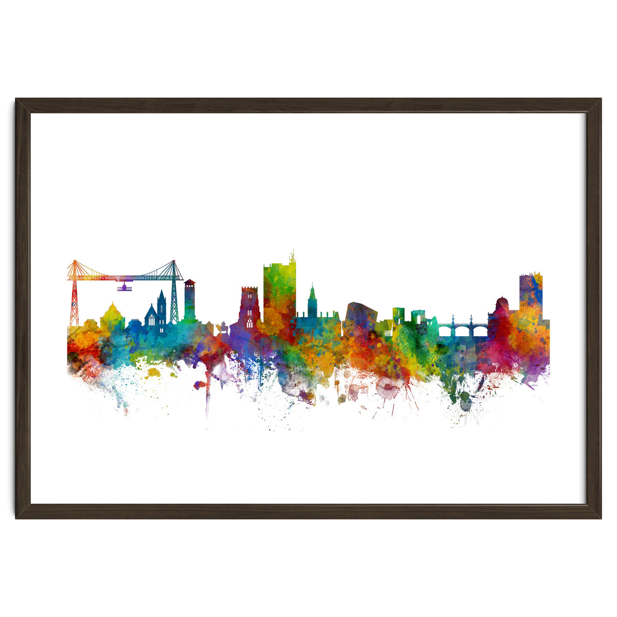 Newport Wales Skyline