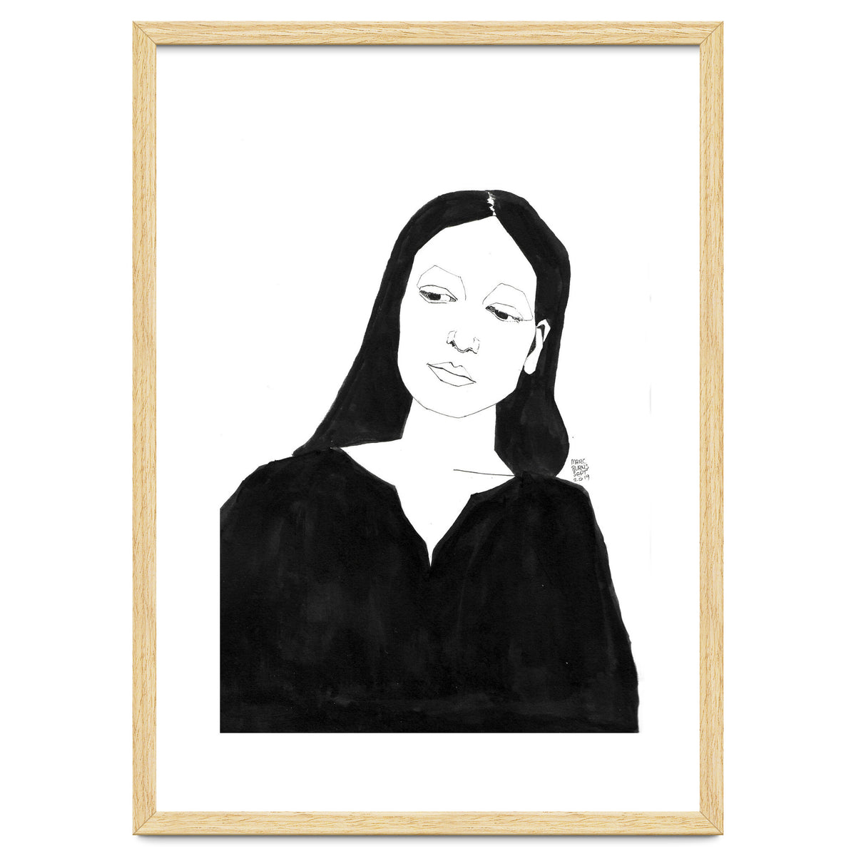 Untitled #36 - Woman in black