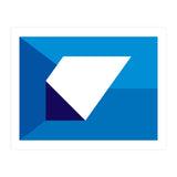 Geometric Shapes No. 32 -  blues (Print Only) thumbnail
