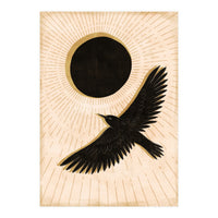 Raven And A Black Sun (Print Only)