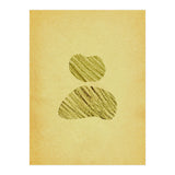 Balancing stones on the retro paper (Print Only) thumbnail