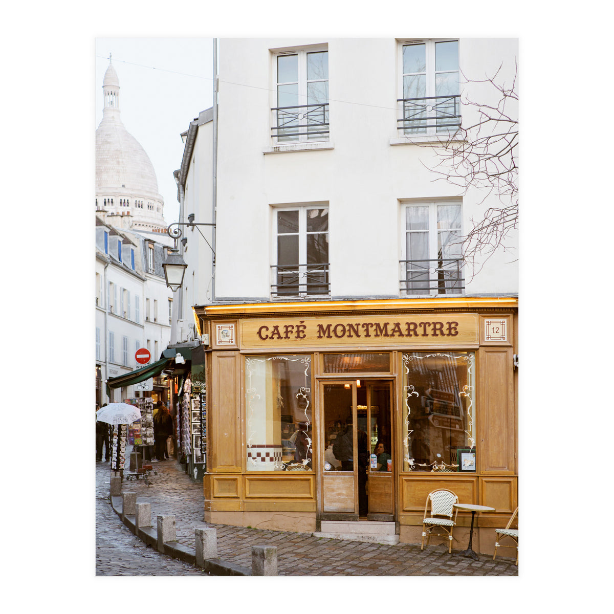 Cafe Montmartre in Paris (Print Only)