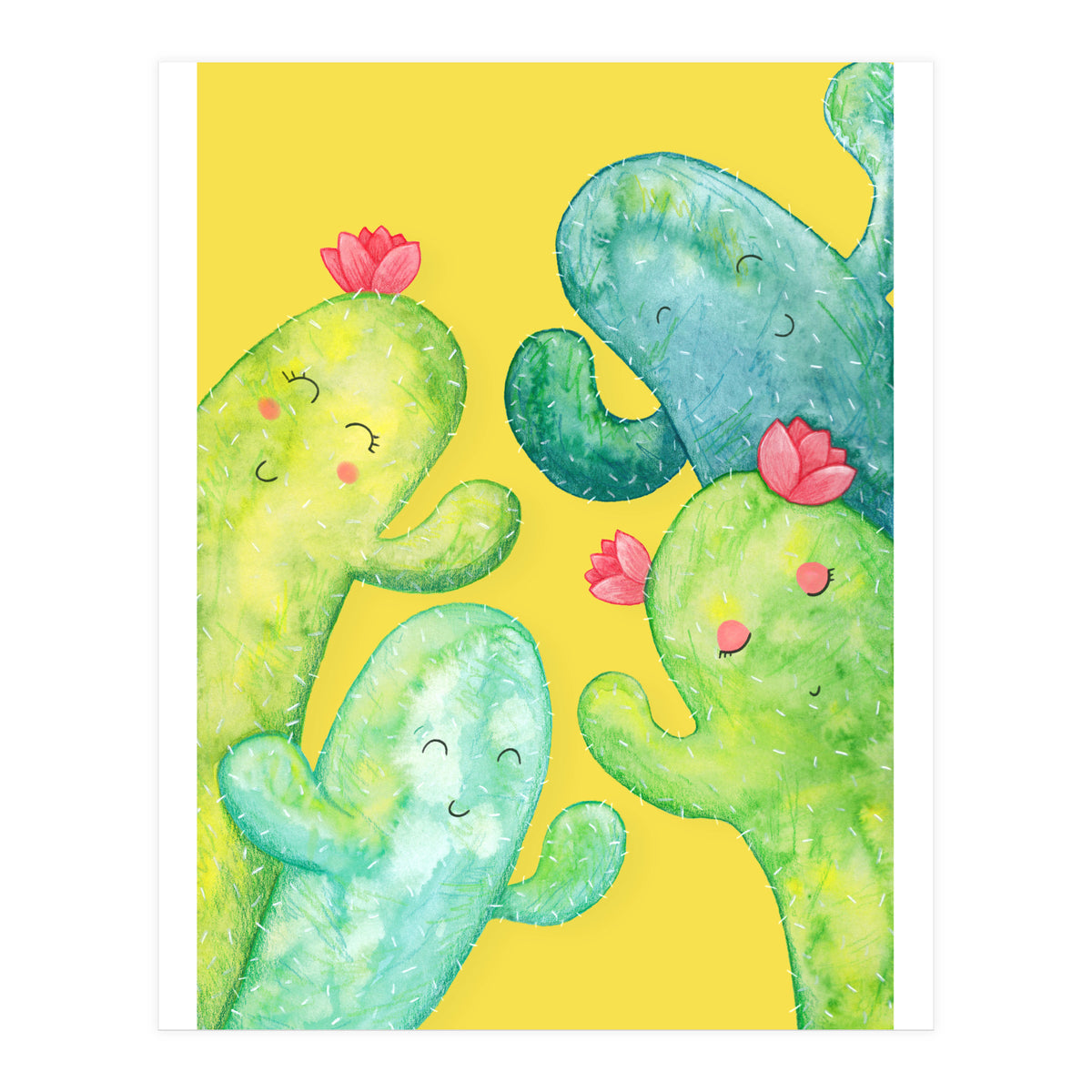 Cactus Family (Print Only)