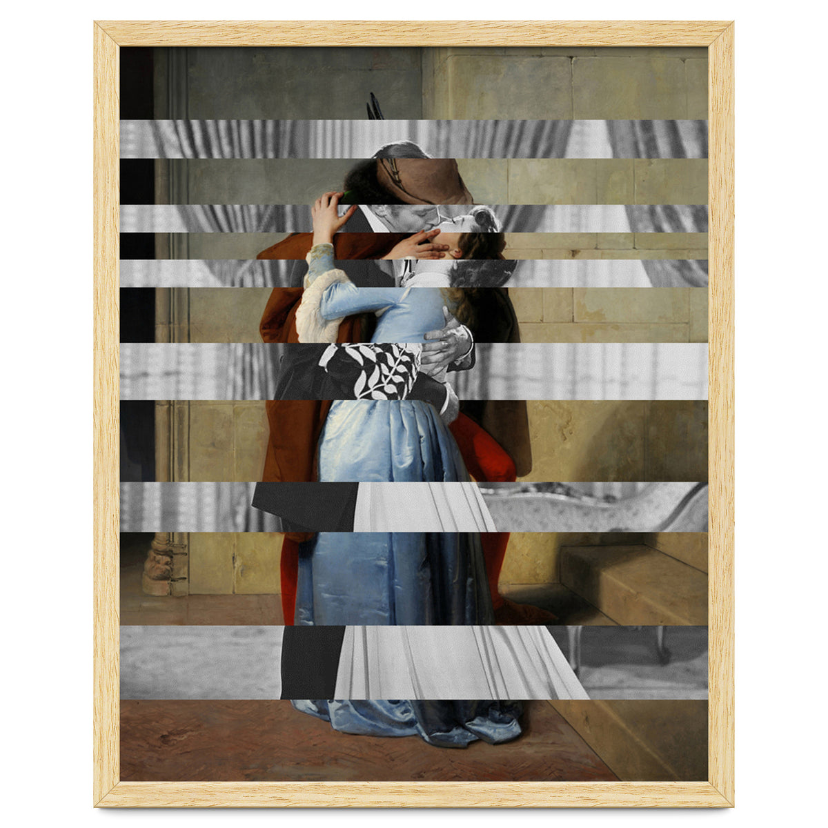 Hayez's "The Kiss" & Clark Gable and Vivien Leigh