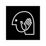 Head Hand_Black (Print Only) thumbnail