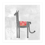 Llama With Fancy Blanket (Print Only) thumbnail