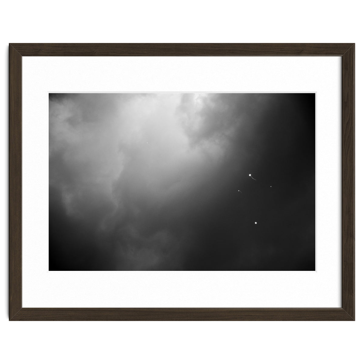 Four balloons and another one