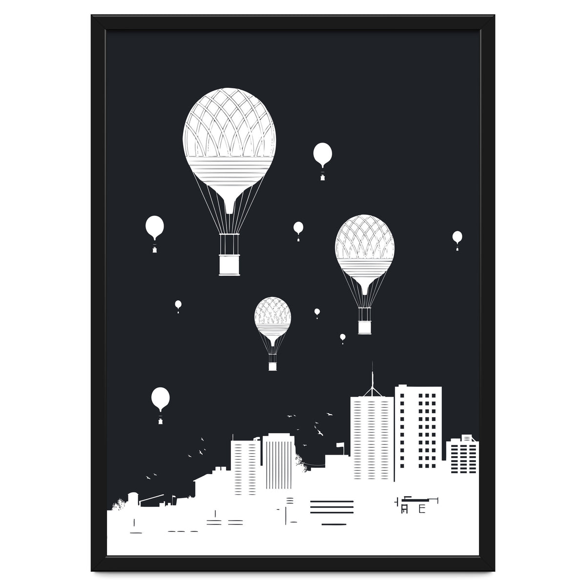 Balloons And The City (dark version)
