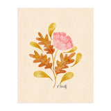 Oak And Peony (Print Only) thumbnail