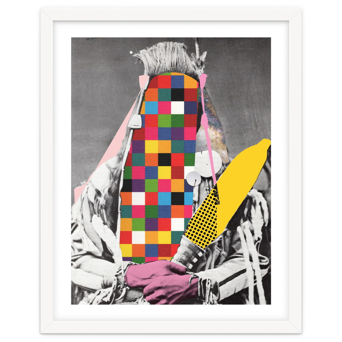 Musterhafte Quadratur Eines Indianers