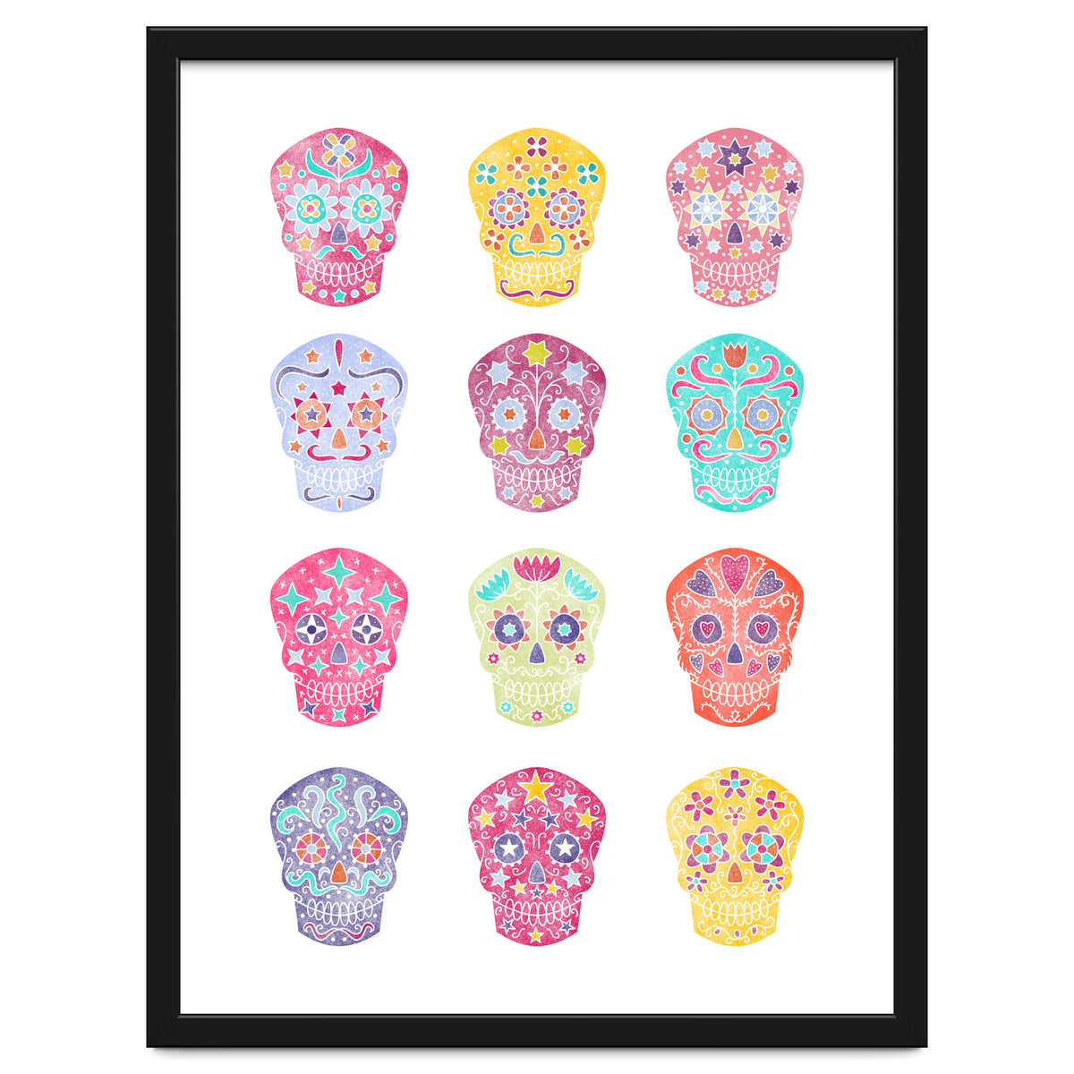 Watercolour Sugar Skulls