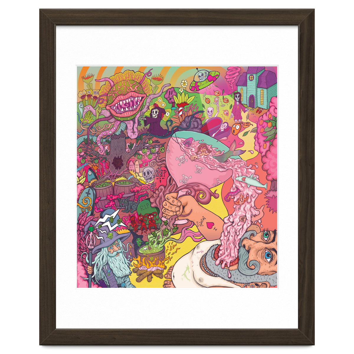 Abbeydale Brewery Collab Series Full Illustration - Yeastie Boys UK, Northern Monk, Origins Fyne Ales, Haand, Brew York and Black Jack Brewery.