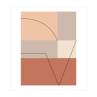 Neutral Geometric B (Print Only)