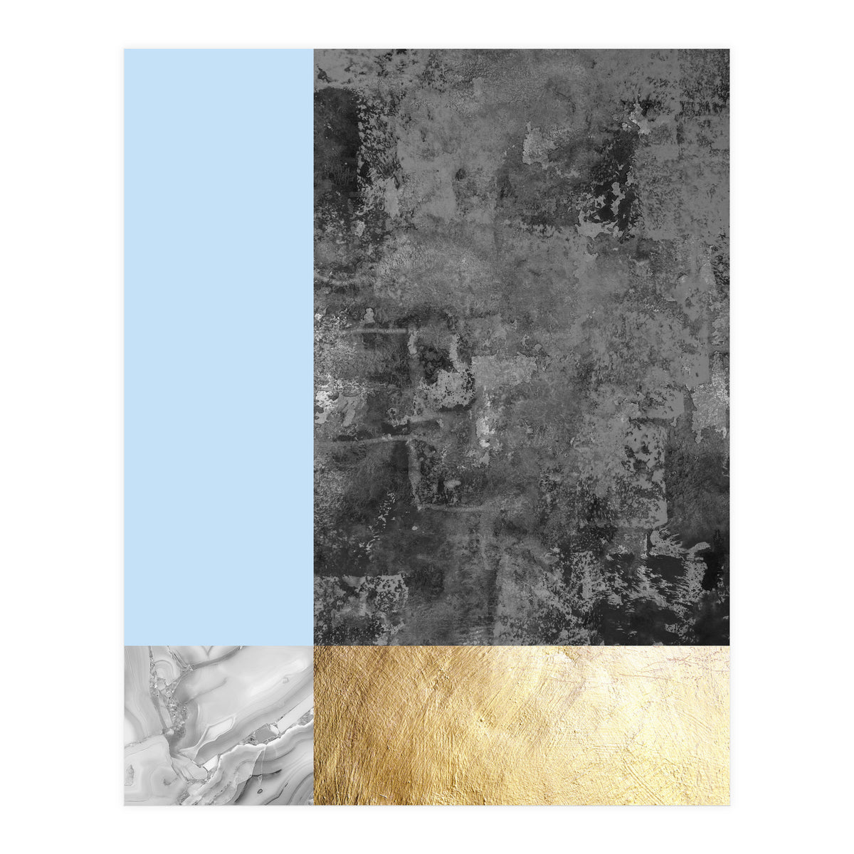 Geometric and golden III (Print Only)