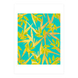 Gold & Teal Florals (Print Only) thumbnail