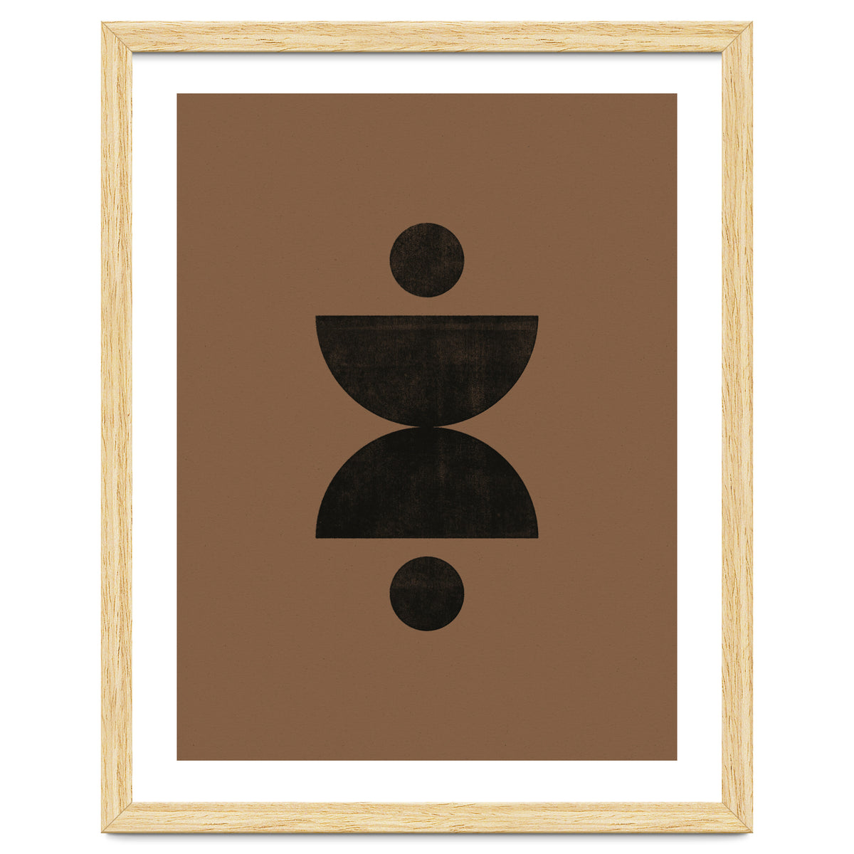 Mid-Century Modern No.27 - Woodblock Print