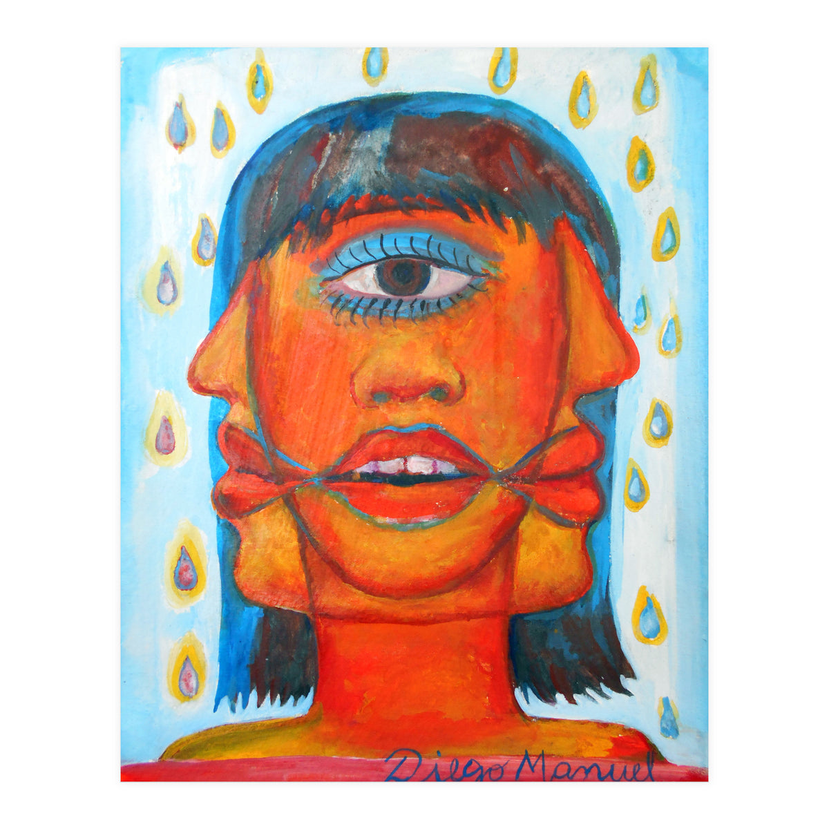 Cabeza De Mujer 4 (Print Only)