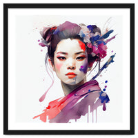 Watercolor Modern Geisha #5