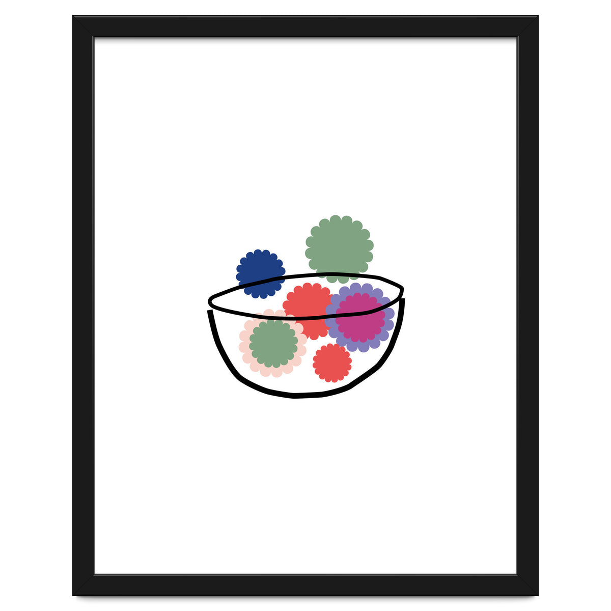 Fruits Or Flowers Rgb White