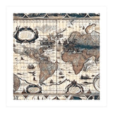 Antique Mapa Mundi revisited (Print Only) thumbnail