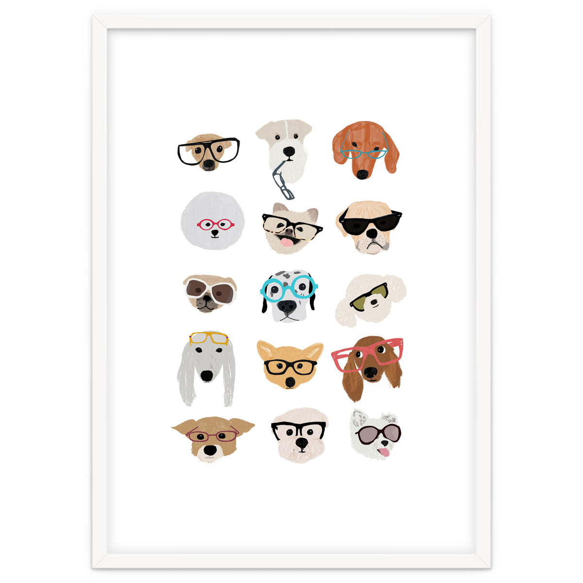 Dogs in Glasses