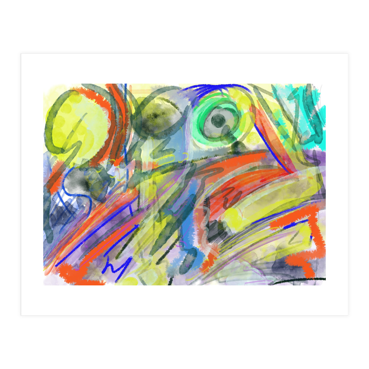 Aquarela Digital 1 (Print Only)