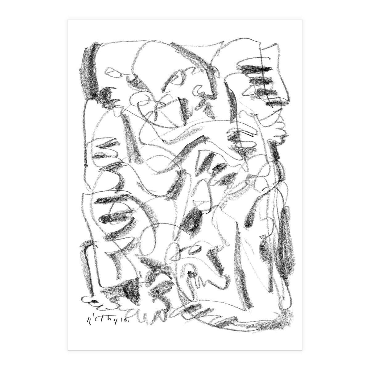 Out of the Shadows - b&w (Print Only)