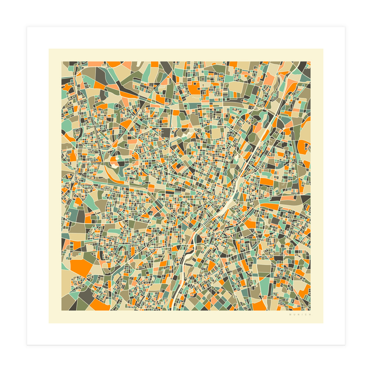 MUNICH MAP (Print Only)