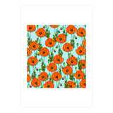Peoni Garden | Boho Floral Meadow | Vintage Botanical Graphic Design (Print Only) thumbnail