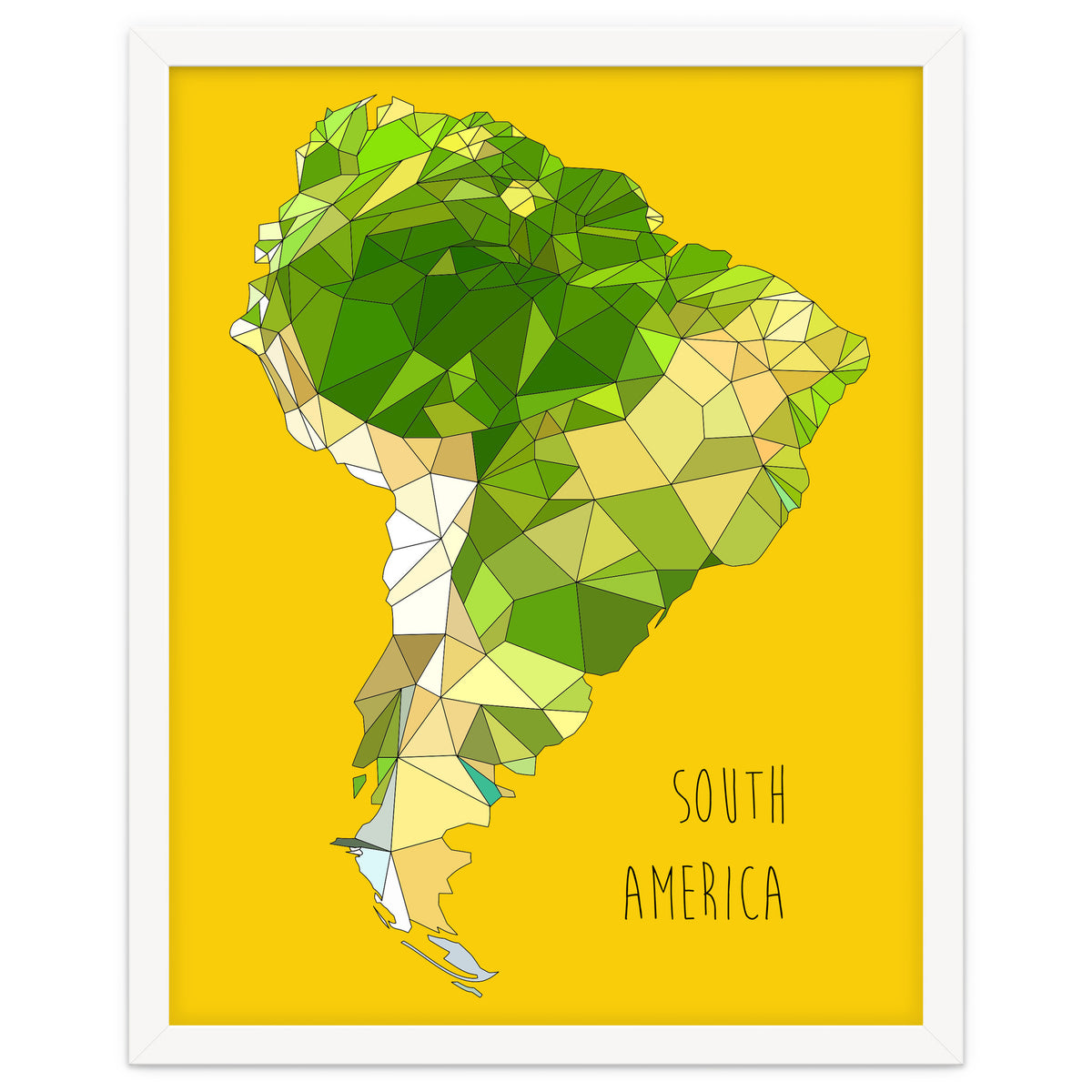 SOUTH AMERICA – Yellow