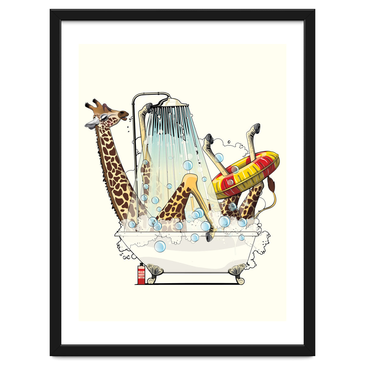 Giraffe in the Bath, Funny Bathroom Humour