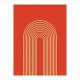 Rainbow Lines Mid Century Geometric Art (Print Only) thumbnail