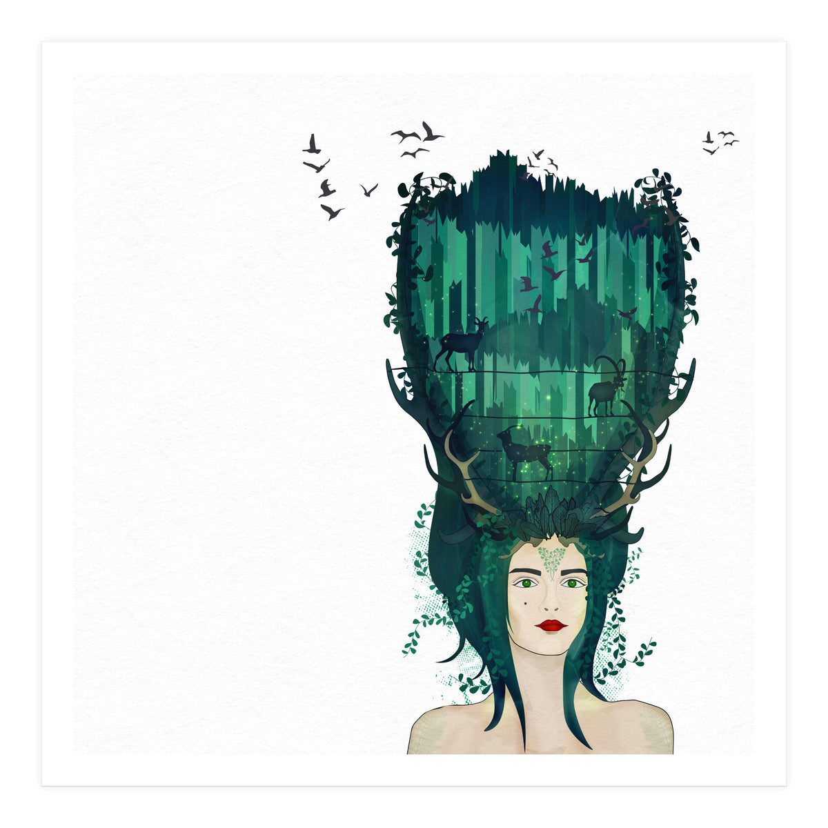 Rococo: My Lady of the Wilderness (Print Only)