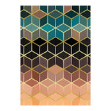 Colorful and golden pattern III (Print Only) thumbnail