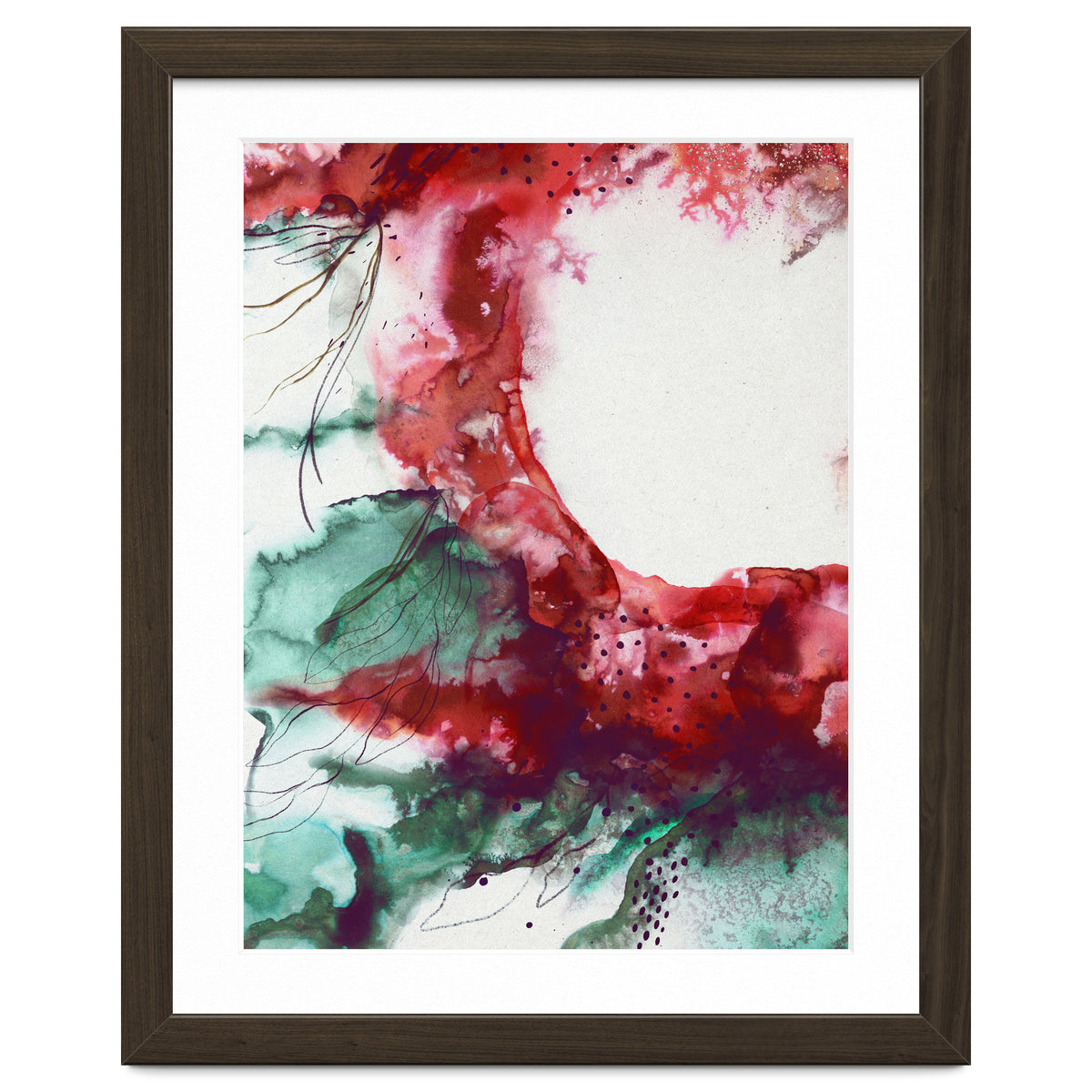 Abstract floral explosion