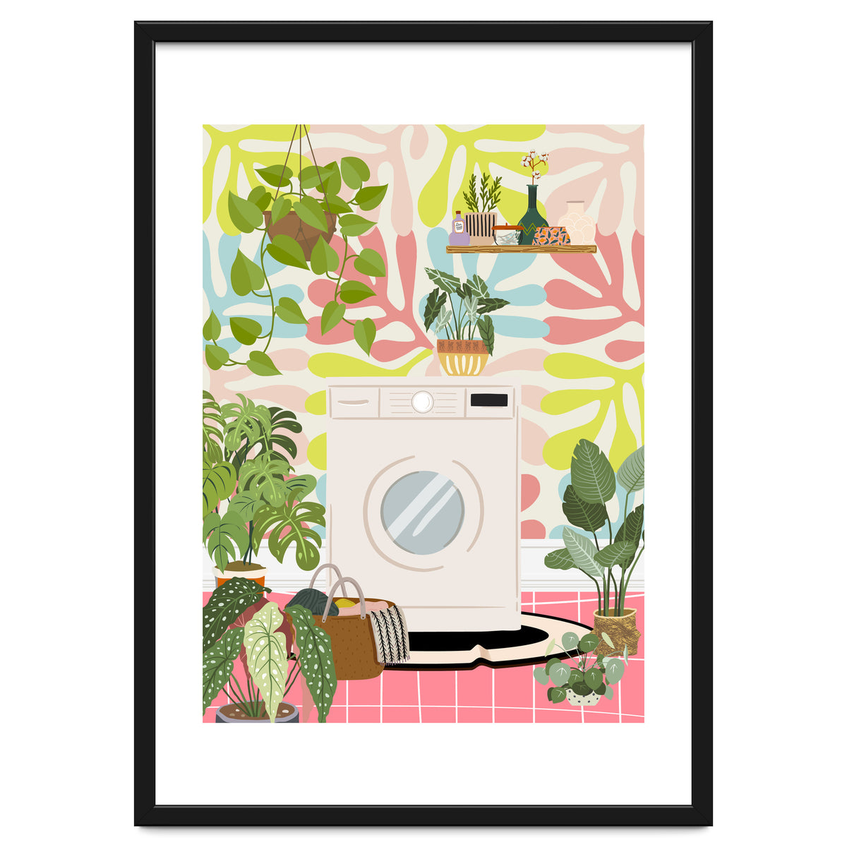 Matisse Style Laundry Room