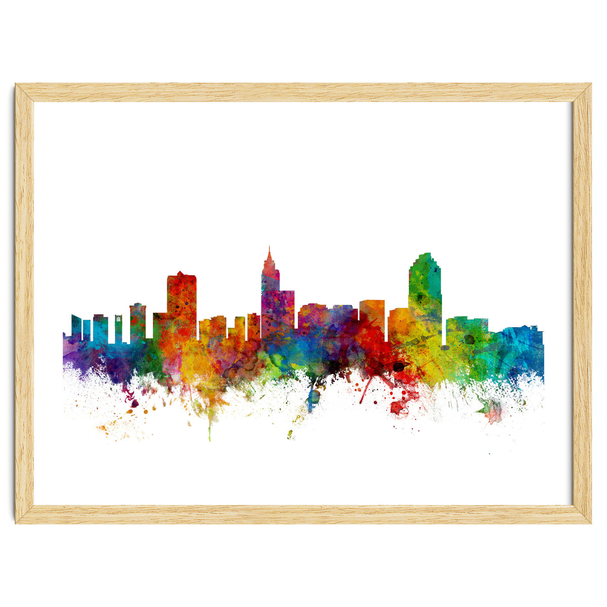 Raleigh North Carolina Skyline