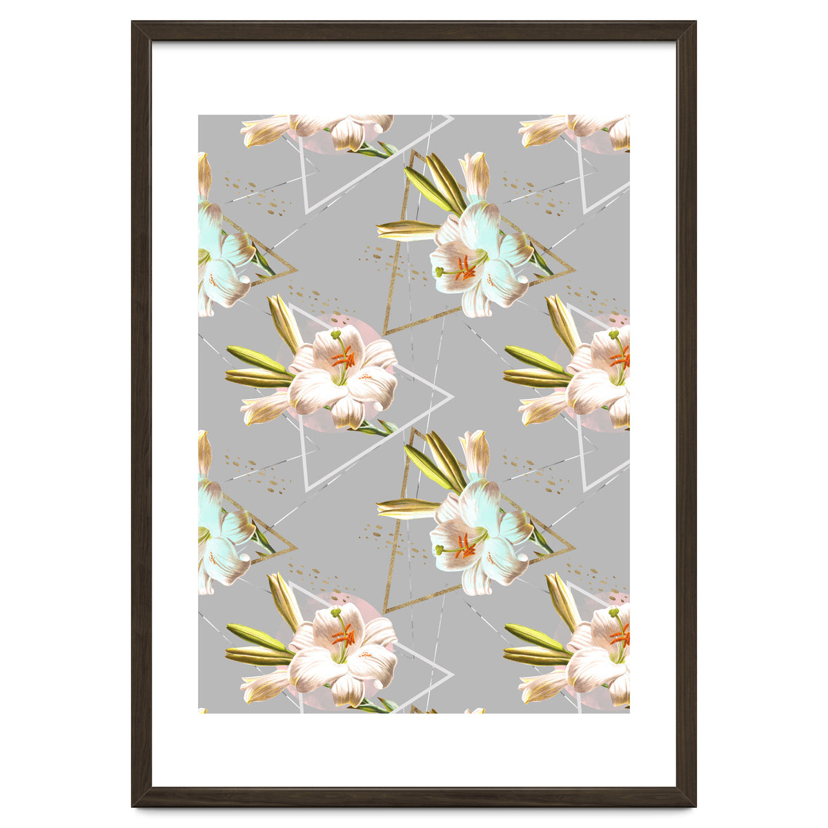 Botanical blooming with geometric 02