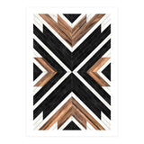 Urban Tribal Pattern No.1 - Concrete and Wood (Print Only) thumbnail