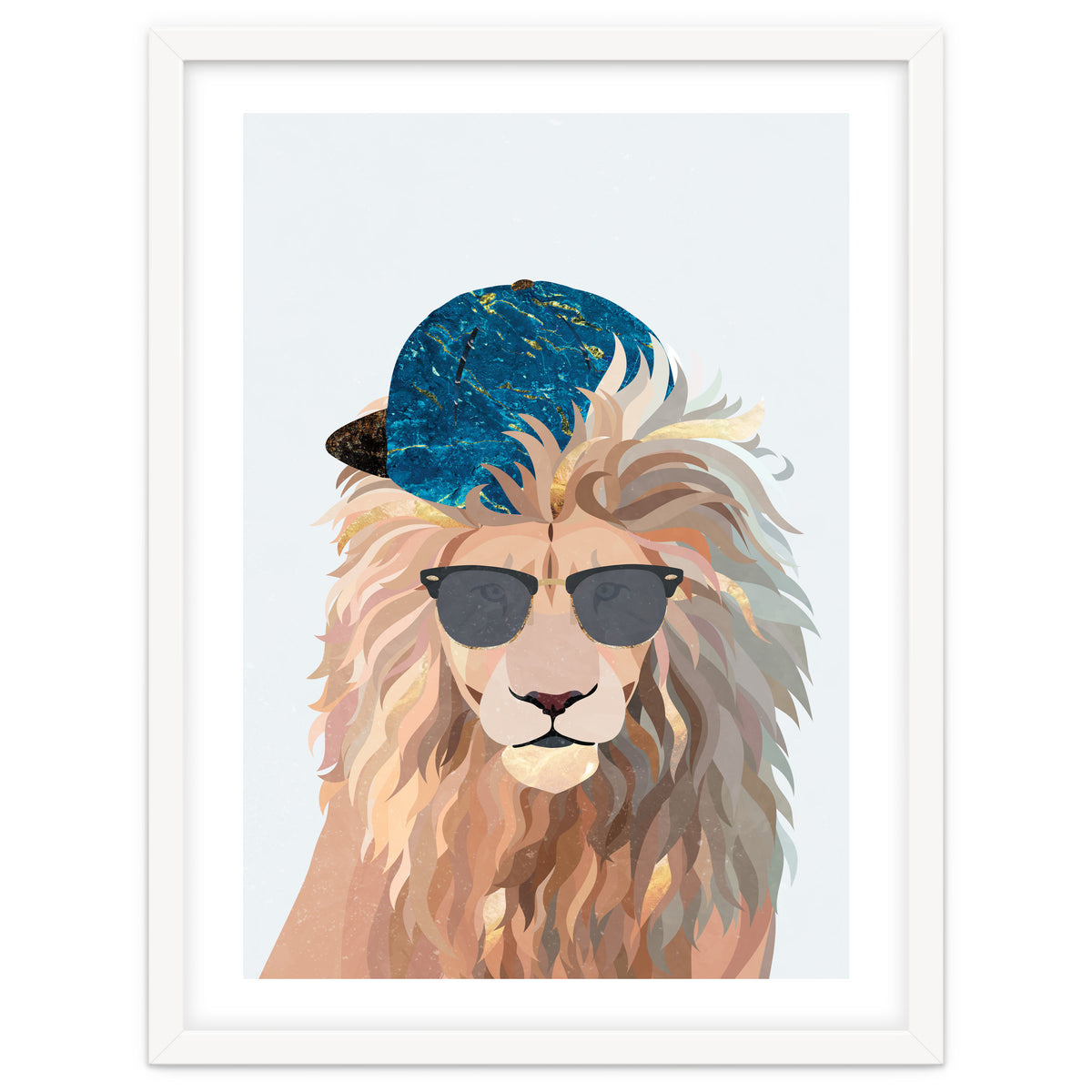 Skater Lion Portrait