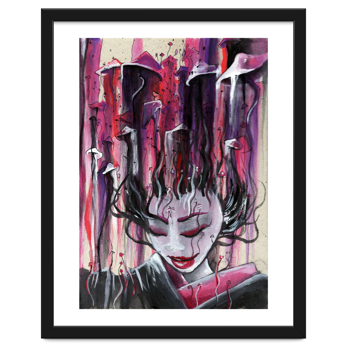 Geisha in Mushrooms: The Surrealistic Concubine