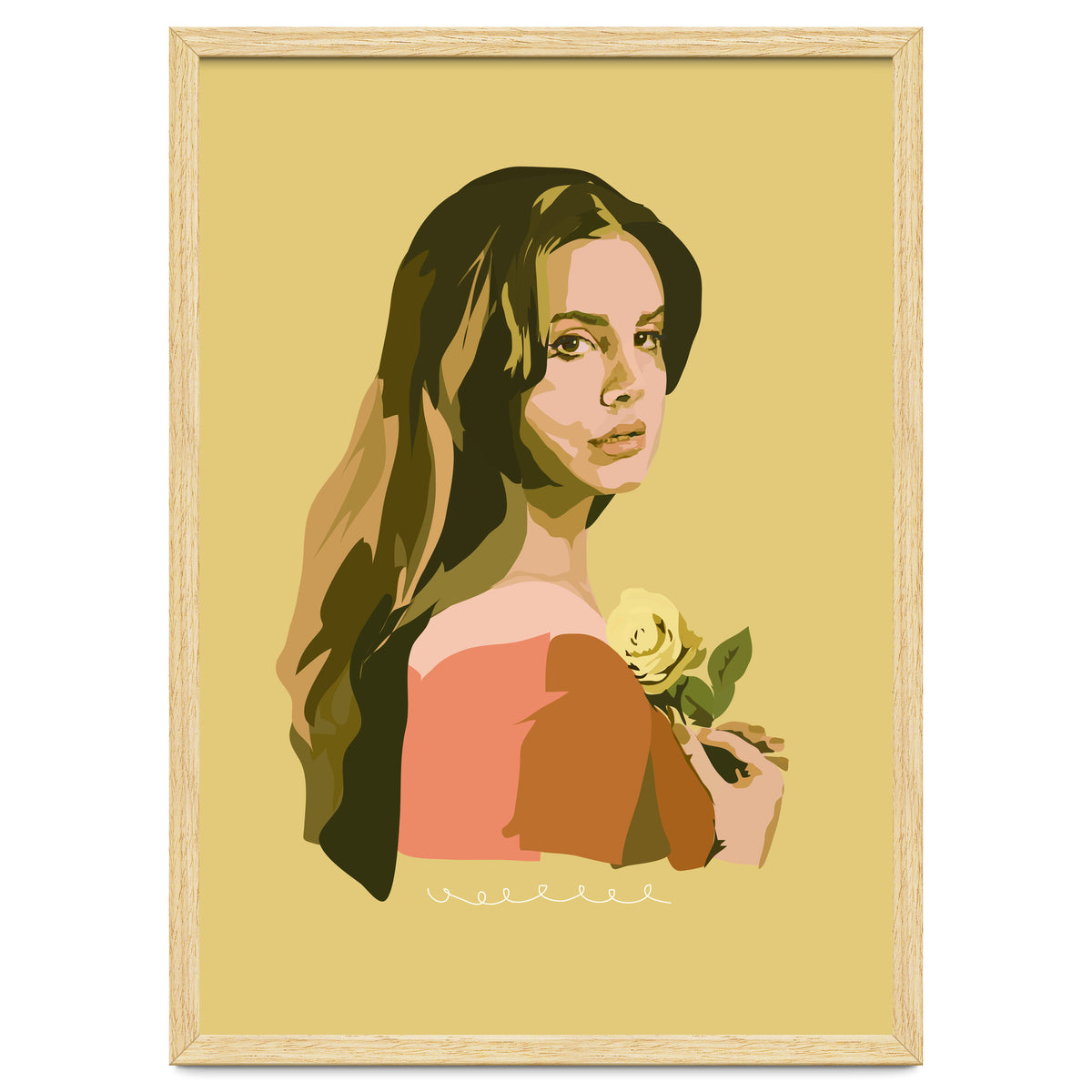 Lana Del Rey With Rose