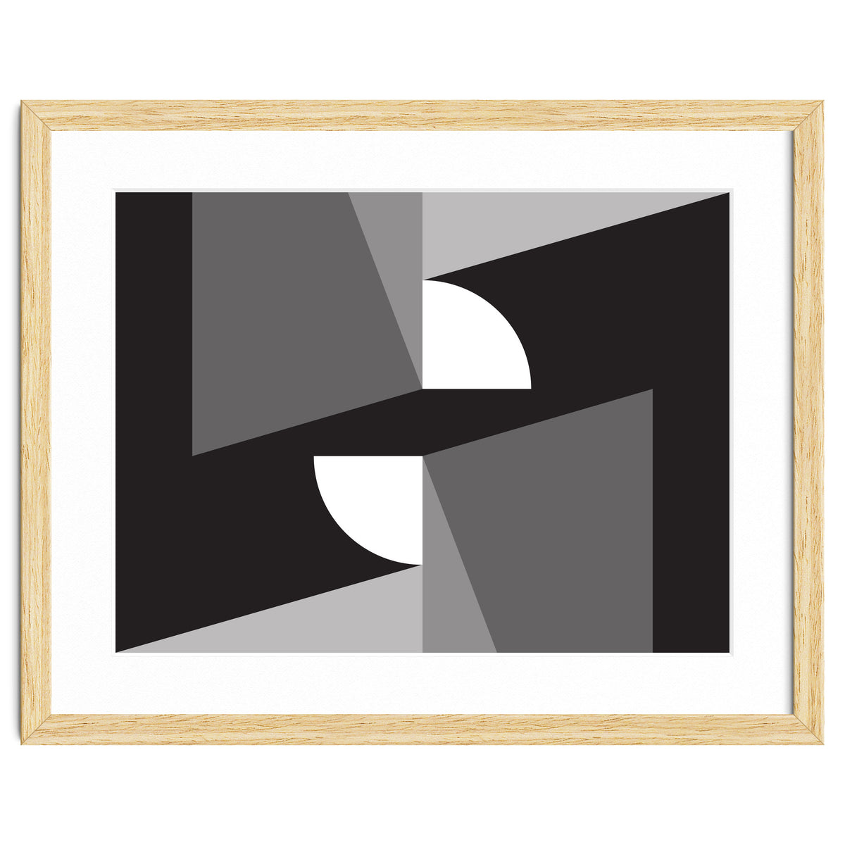 Geometric Shapes No. 11 - monochrome