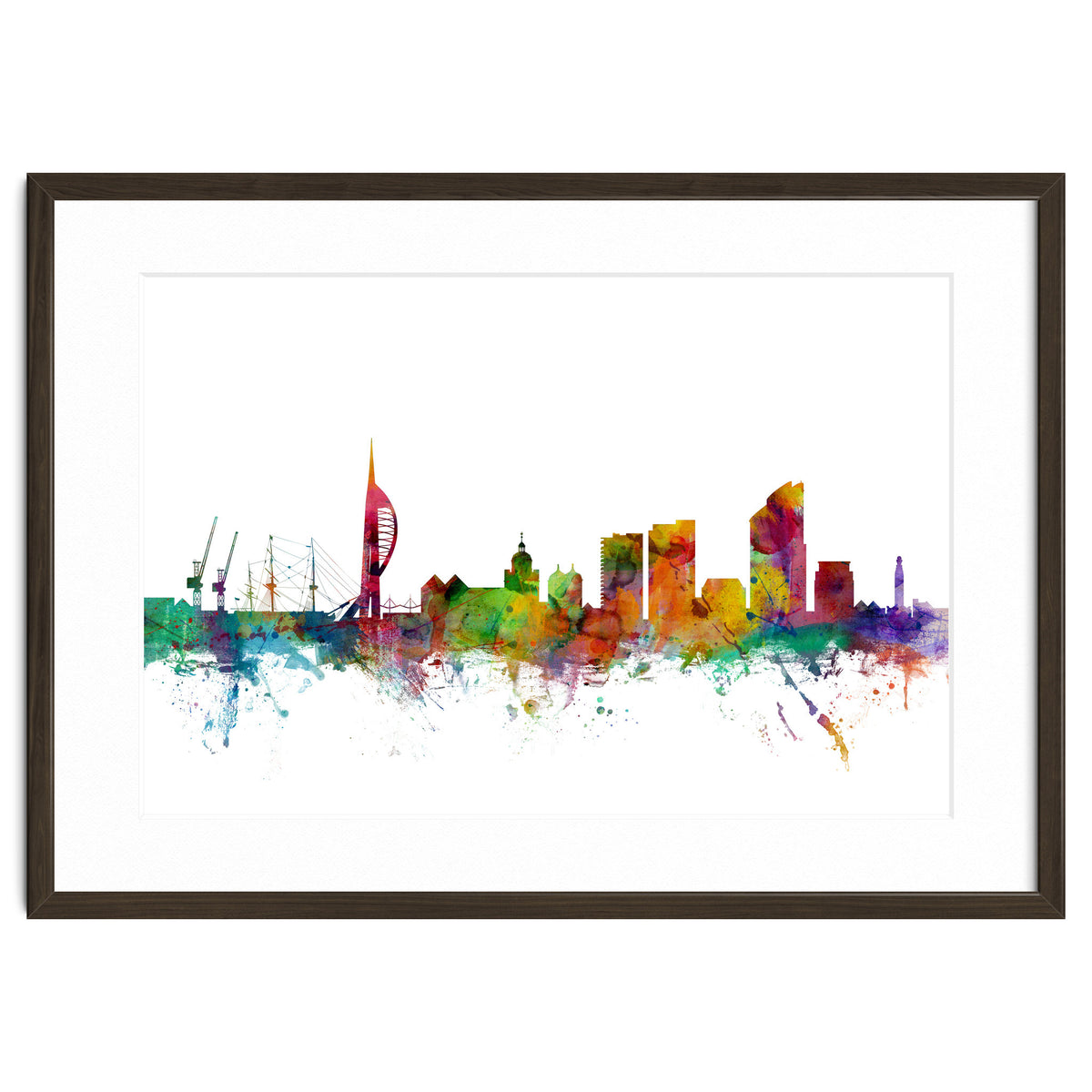 Portsmouth England Skyline