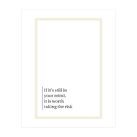 TAKING THE RISK (Print Only)