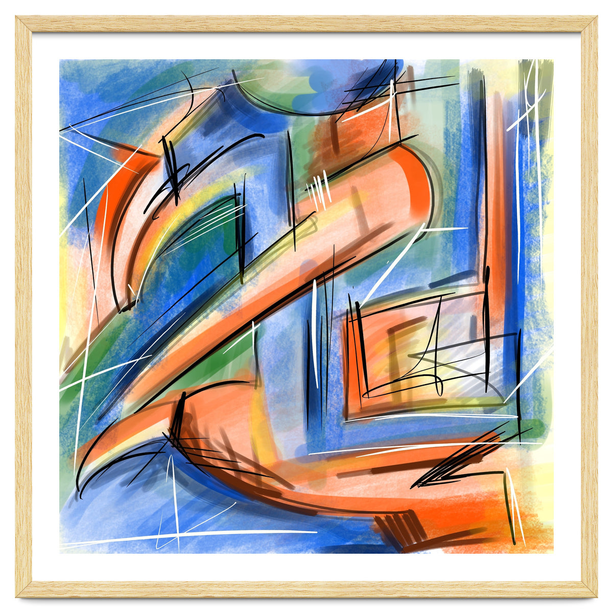 Emersions In Blue And Orange