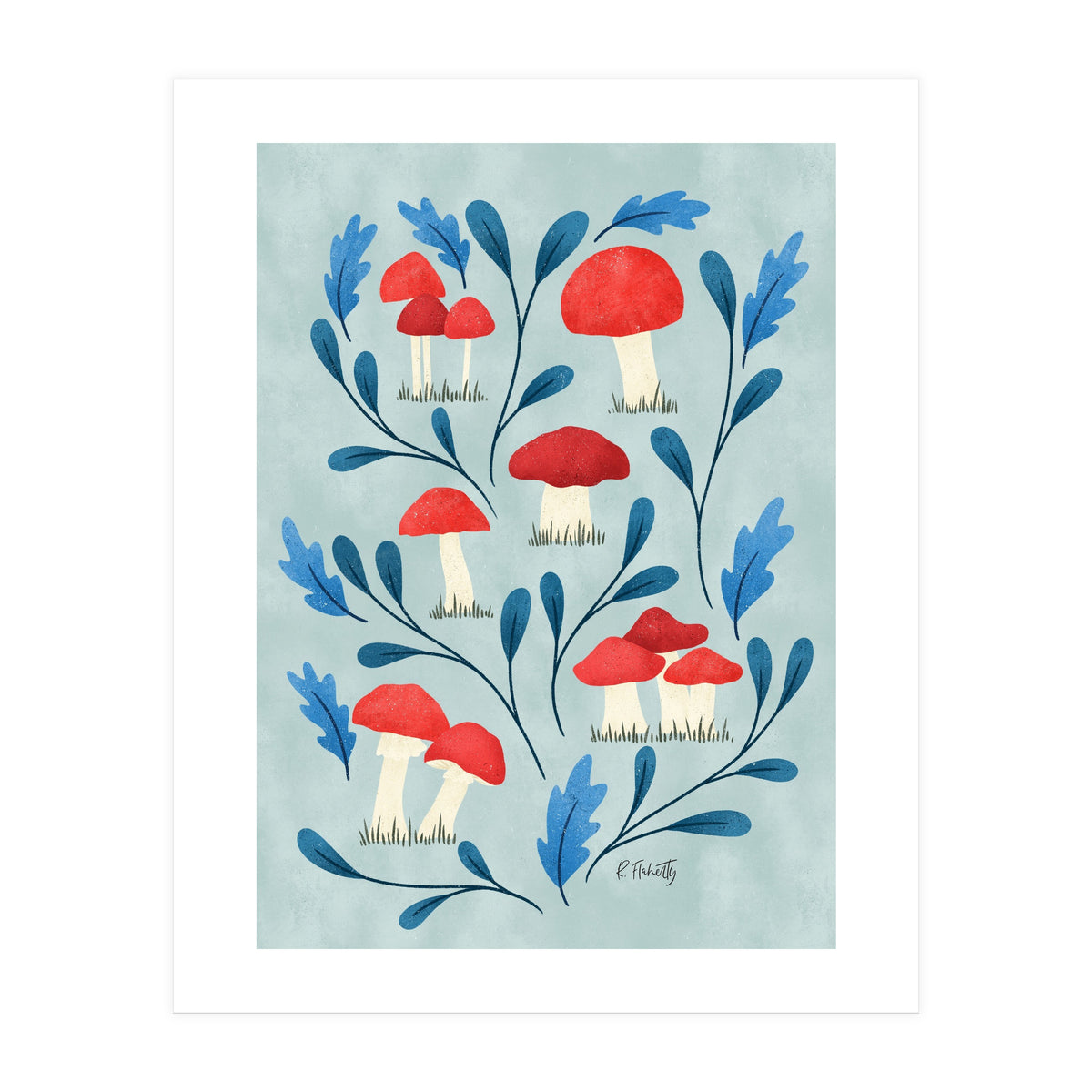 Forest Mushrooms (Print Only)