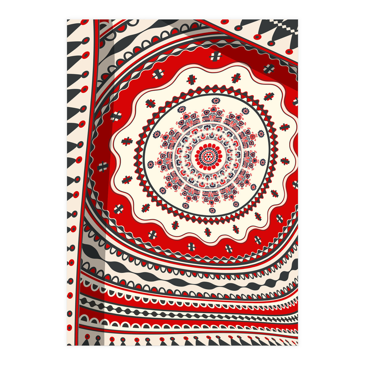 Romanian embroidery background 25 (Print Only)