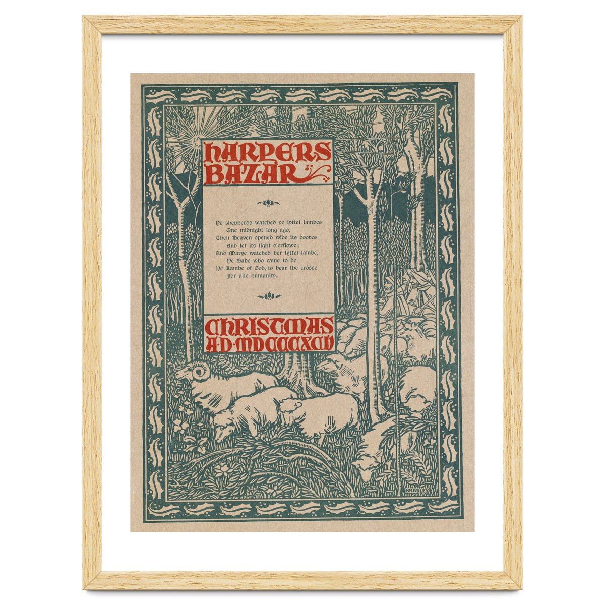 Harper's Bazar Christmas Advertisement